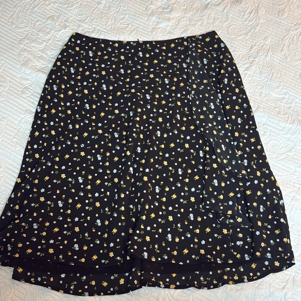 NWT Catherine Malandrino Floral Skirt Size 14